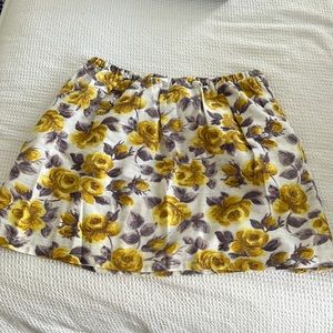 Cath Kidston - Yellow Floral Skirt